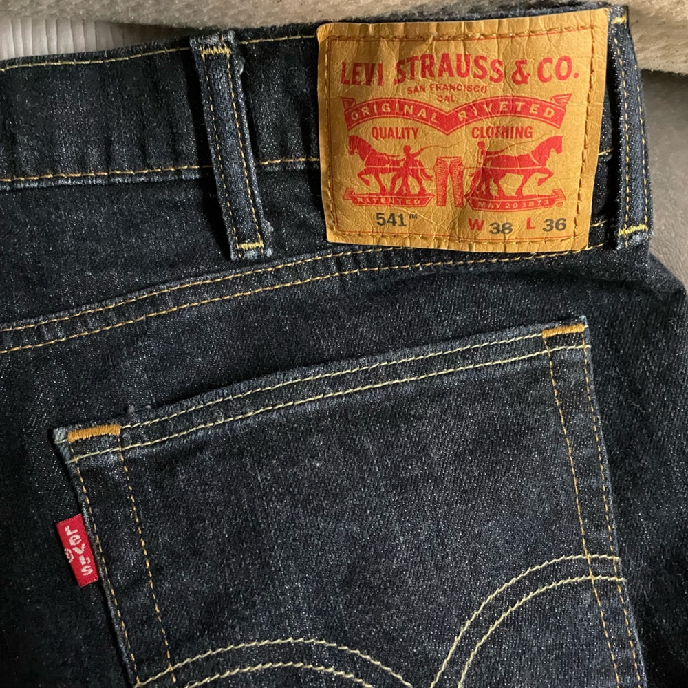 Levi’s jeans, dark wash